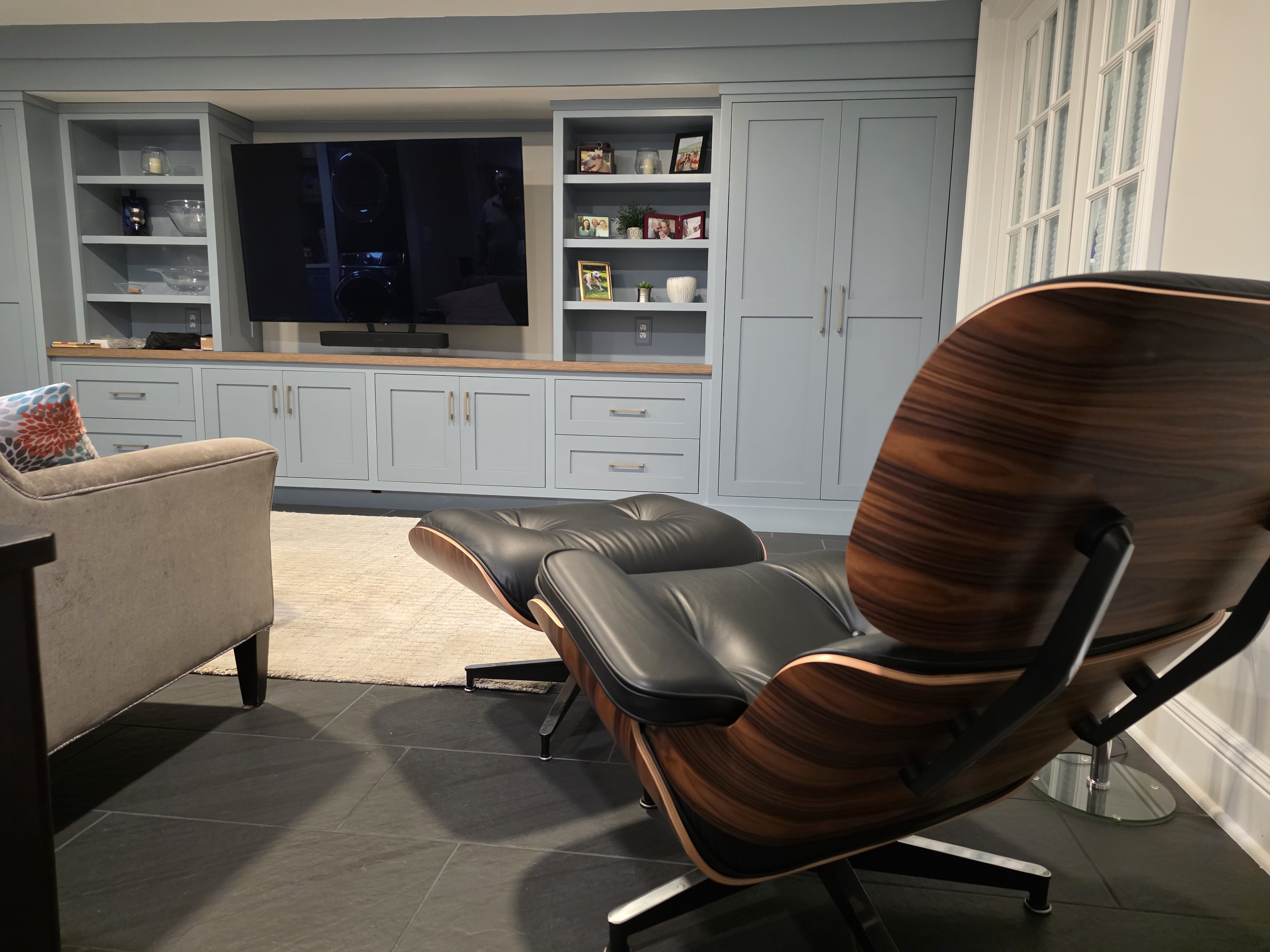 Built-in entertainment center