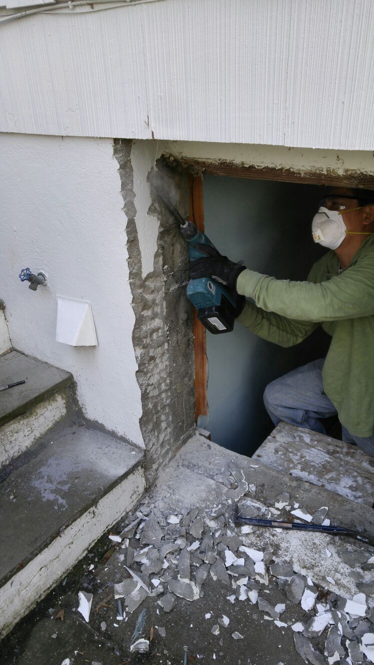 Structural repair work